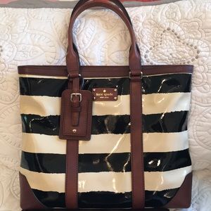 kate spade patent leather tote